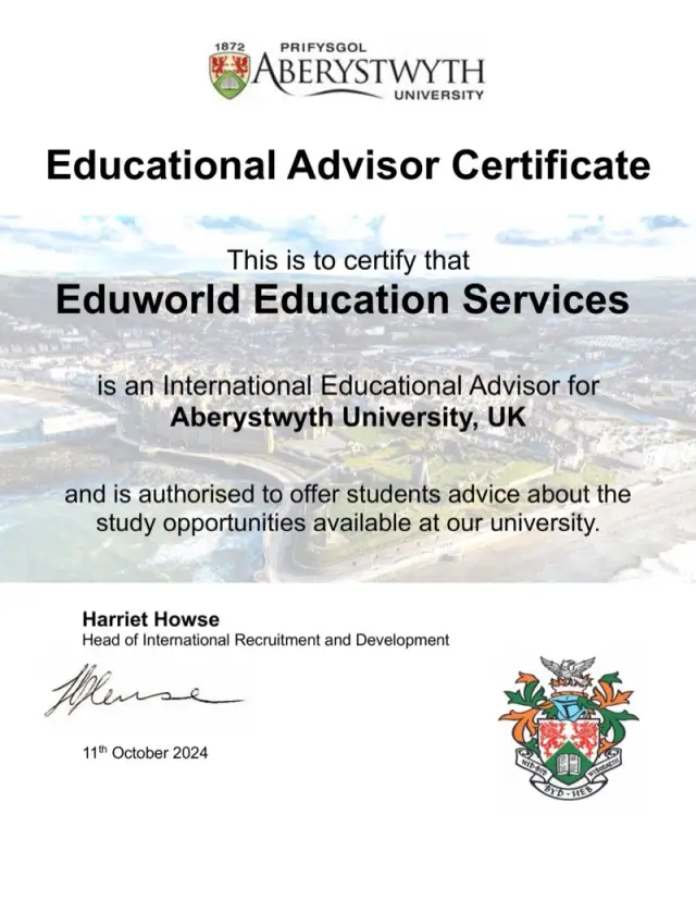 Aberystwyth University Certificate 2024